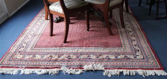 A Fereghan rug with extensive field