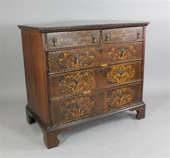 A late 17th century and later walnut 17099e