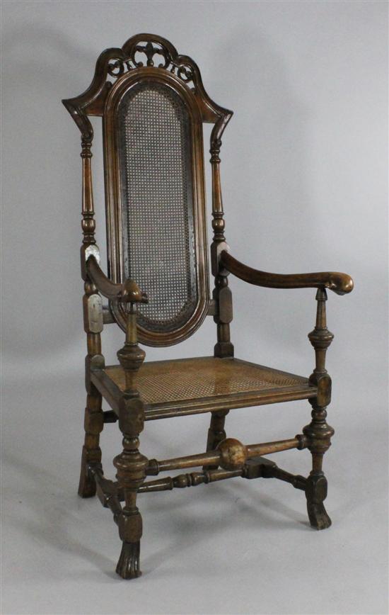 A William and Mary walnut chair 17099f