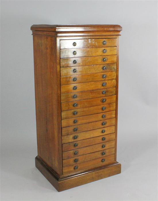 A Victorian mahogany collector's