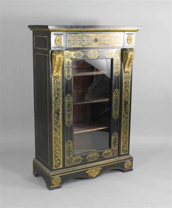 A mid 19th century Boulle and ebonised 1709d8