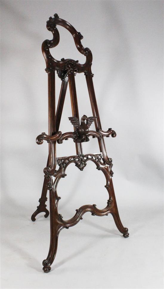 A 19th century French carved walnut 1709ec