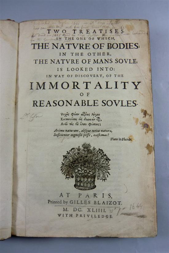 KENELME D TWO TREATISES IN THE 170a0f