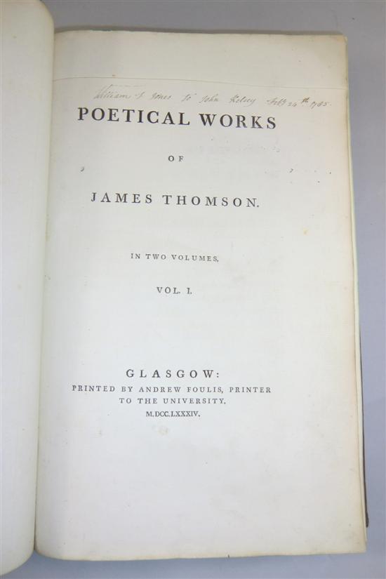 THOMSON J THE POETICAL WORKS 170a17