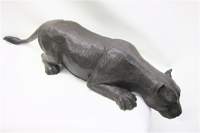 BRONZE WILDLIFE SCULPTURE of a