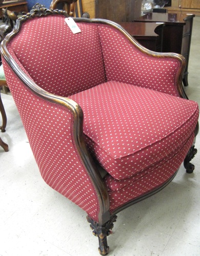 LOUIS XV STYLE ARMCHAIR American c.