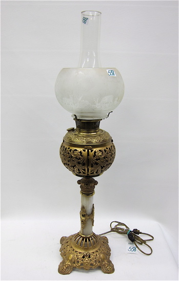 BRADLEY HUBBARD TABLE LAMP electrified 16e49c