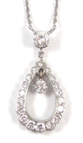 DIAMOND AND WHITE GOLD PENDANT 16e4f8