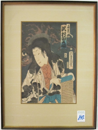 UTAGAWA KUNISADA I (TOYOKUNI III) COLOR