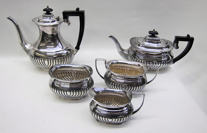 5 PIECE SHEFFIELD SILVERPLATED 16e5cd