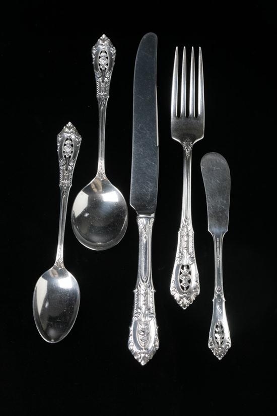 39-PIECE WALLACE STERLING SILVER FLATWARE