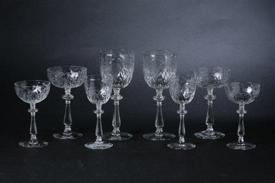 34 PIECE FRENCH OLD PARIS CRYSTAL 16e619