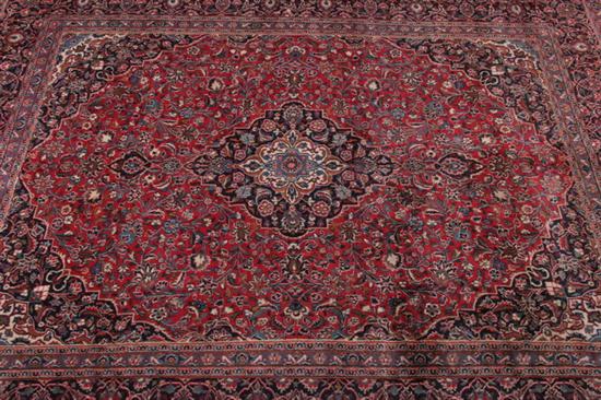 KASHAN RUG 9 ft 9 in x 12 16e672