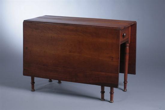 AMERICAN LATE SHERATON CHERRY WOOD DROP-LEAF