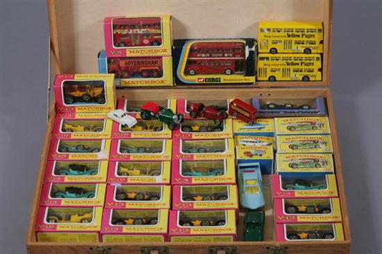 COLLECTION OF 41 VINTAGE PAINTED DIECAST