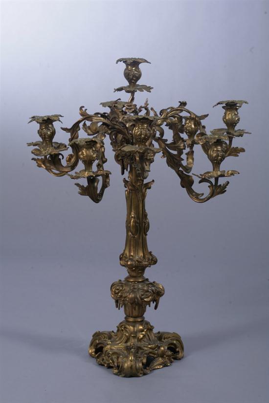 NAPOLEON III BRONZE-DOR? NINE-LIGHT