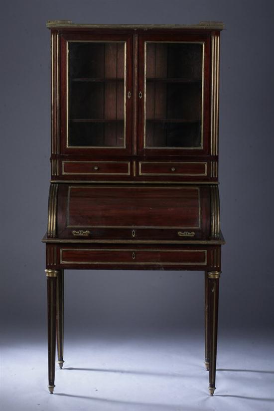 FRENCH STYLE BRASS INLAID MAHOGANY 16e804