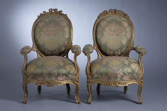 PAIR LOUIS XV STYLE CARVED AND 16e809