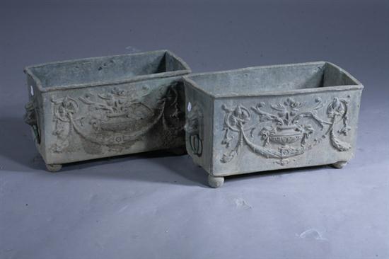 PAIR EARLY NEOCLASSICAL STYLE RELIEF-CAST