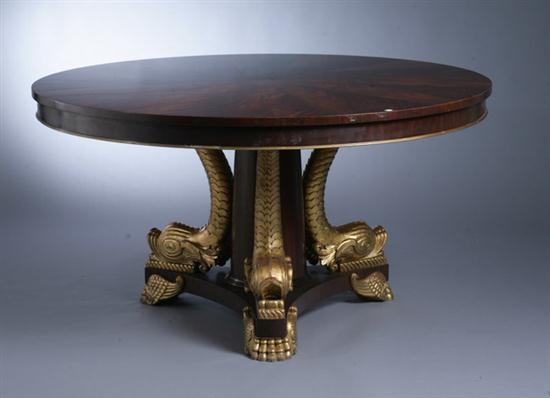 REGENCY STYLE CENTER TABLE WITH