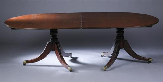 ENGLISH REGENCY STYLE MAHOGANY