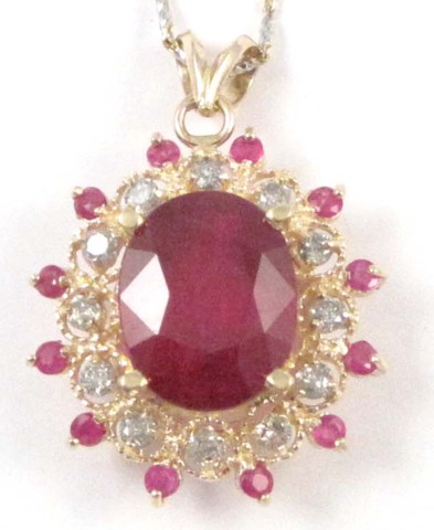 RUBY DIAMOND AND FOURTEEN KARAT 16e8e5