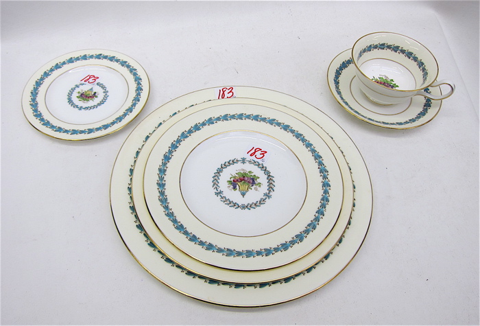 FIFTY-SIX PIECE ENGLISH WEDGWOOD