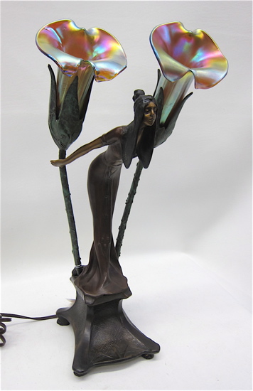 ART NOUVEAU STYLE BRONZE FIGURAL