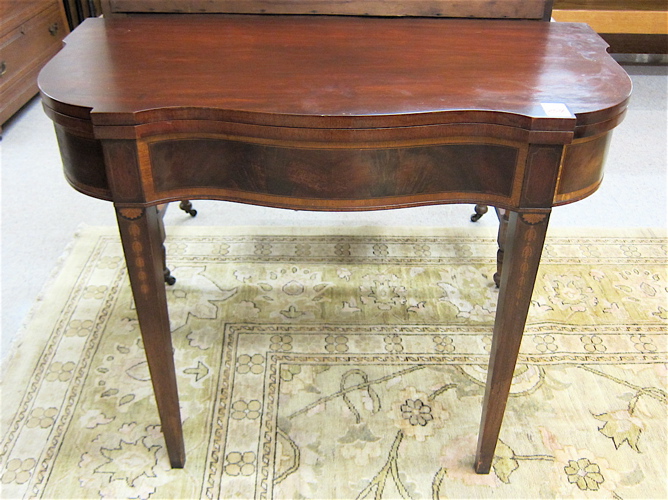 FEDERAL STYLE MAHOGANY DINING/GAME