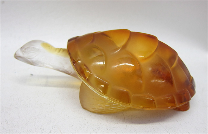 LALIQUE CRYSTAL TURTLE FIGURINE 16ea84