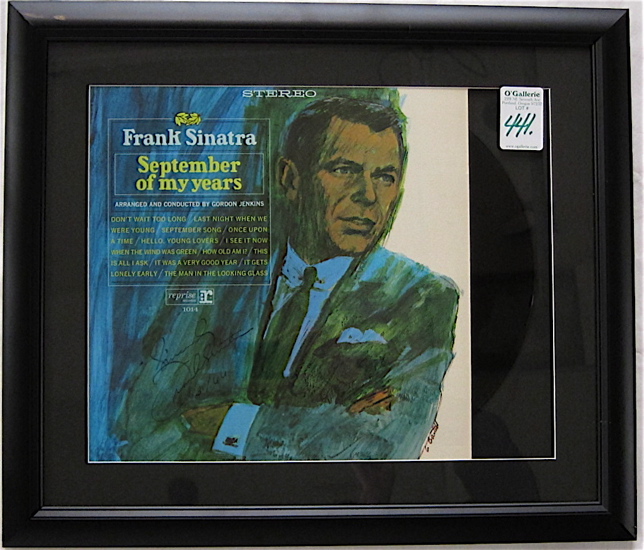 FRANK SINATRA STEREO RECORD AND COVER