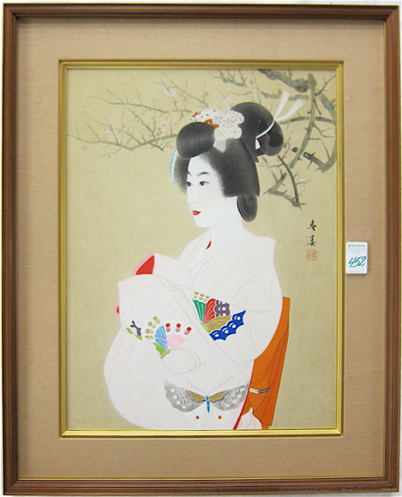 AN ORIGINAL JAPANESE WATERCOLOR 16ea87