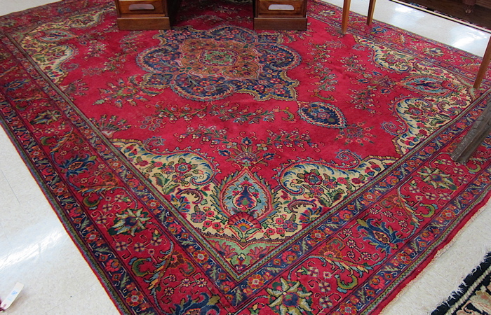 SIGNED PERSIAN TABRIZ CARPET East