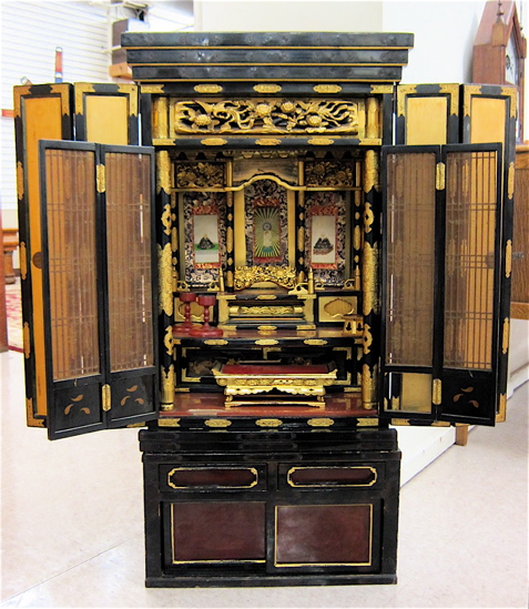 BUTSUDAN CABINET SHRINE Taisho 16eb65