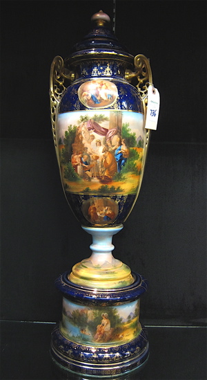 ''ROYAL VIENNA'' PORCELAIN COVERED