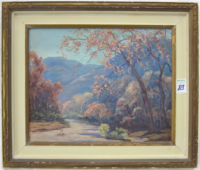 MARGARET N. HODGSON OIL ON ACADEMY