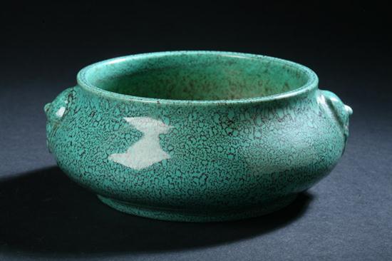 CHINESE TURQOISE AND OIL SPOT GLAZED