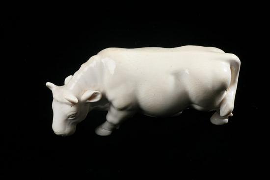 CHINESE IVORY FIGURE OF OX. - 4 1/4