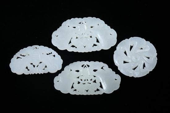 FOUR CHINESE RETICULATED WHITE 16ecbd