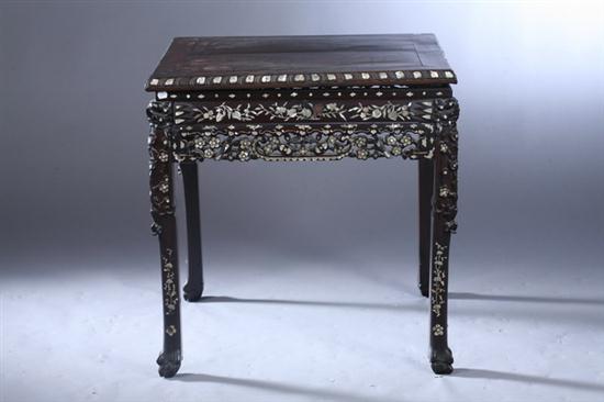 CHINESE ROSEWOOD TABLE Inlaid 16ed3b
