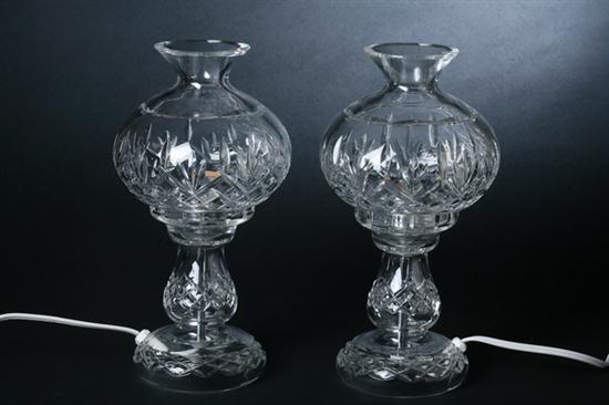 PAIR WATERFORD CRYSTAL ''FIONA''