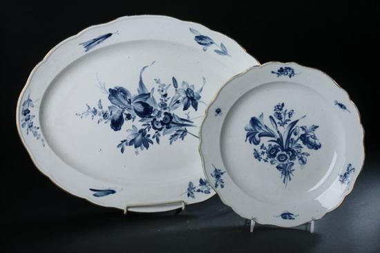 TWO MEISSEN PORCELAIN PLATTERS  16edda