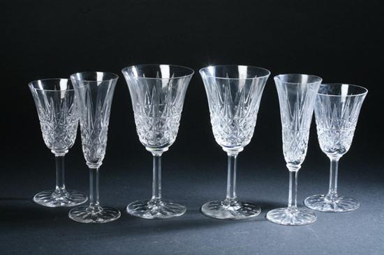 40 PIECE ST LOUIS CRYSTAL STEMWARE 16ede4