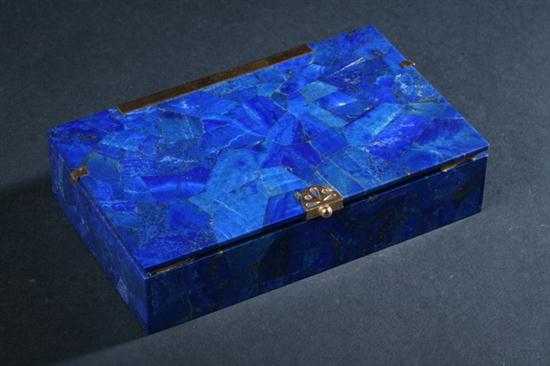 AFGHAN GOLD MOUNTED LAPIS LAZULI