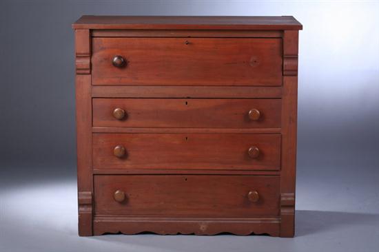AMERICAN EMPIRE CHERRY CHEST OF DRAWERS 16ee99