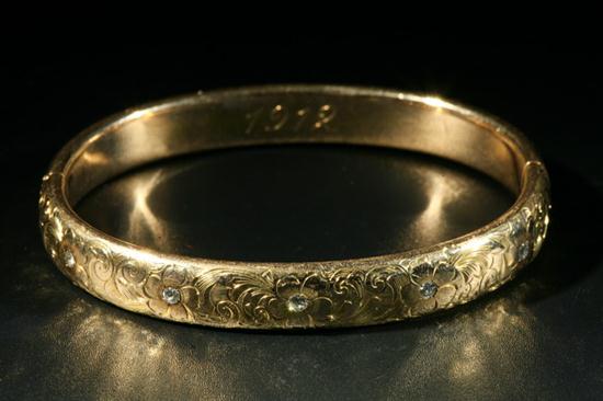 EDWARDIAN 10K YELLOW GOLD AND DIAMOND 16eec4