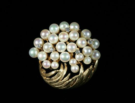YELLOW GOLD CULTURED PEARL AND