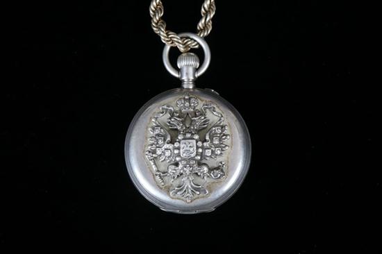 GENTLEMAN'S RUSSIAN SILVER POCKET