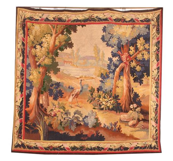 CONTINENTAL TAPESTRY PANEL 19th 16ef21