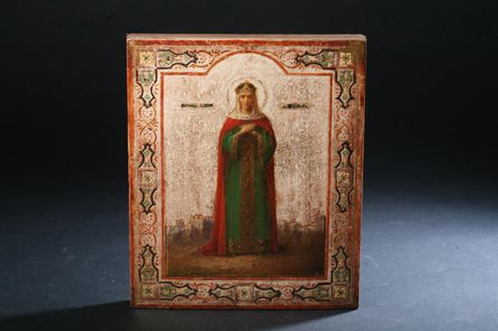 RUSSIAN ICON CZARINA ELENA late 16ef26